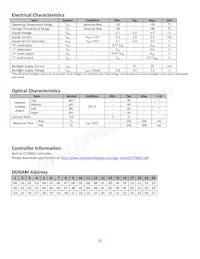 NHD-0420AZ-FL-GBW-33V3 Datasheet Page 5