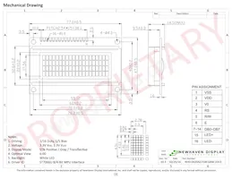 NHD-0420AZ-FSW-GBW-33V3 Datasheet Page 3