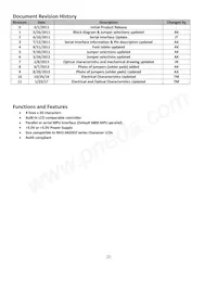 NHD-0420DZW-AY5 Datasheet Page 2