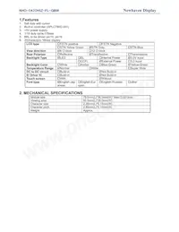 NHD-0420H1Z-FL-GBW Datasheet Page 3