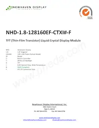 NHD-1.8-128160EF-CTXI#-F數據表 封面