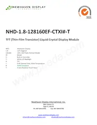 NHD-1.8-128160EF-CTXI#-T Datasheet Cover