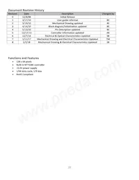 NHD-12864MZ-FSW-GBW-L Datasheet Page 2