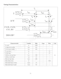 NHD-12864MZ-FSW-GBW-L數據表 頁面 7