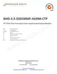 NHD-3.5-320240MF-ASXN#-CTP數據表 封面