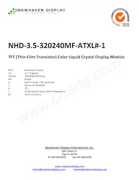 NHD-3.5-320240MF-ATXL#-1 Datenblatt Cover