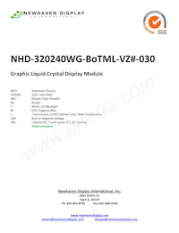 NHD-320240WG-BOTML-VZ#030 Datasheet Copertura