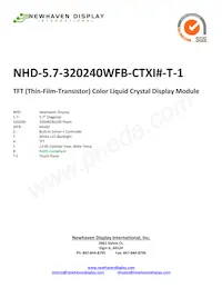 NHD-5.7-320240WFB-CTXI#-T-1 Datasheet Cover