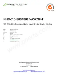 NHD-7.0-800480EF-ASXN#-T Datasheet Copertura
