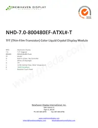 NHD-7.0-800480EF-ATXL#-T Datasheet Cover