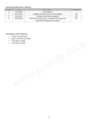 NHD-C0220AA-FSW-FTW Datasheet Page 2