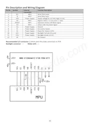 NHD-C12864A1Z-FSR-FBW-HTT Datasheet Page 4