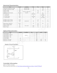 NHD-C12864A1Z-FSR-FBW-HTT Datenblatt Seite 5