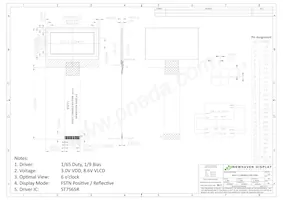 NHD-C12864B2Z-RN-FBW Datenblatt Seite 3