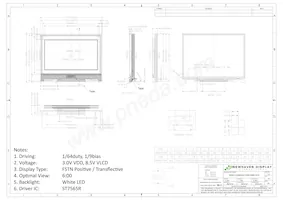 NHD-C12864LZ-FSW-FBW-3V3 Datenblatt Seite 3