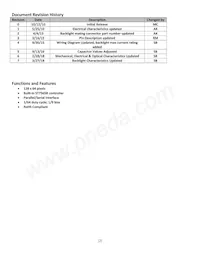 NHD-C12864WC-FSW-FBW-3V3 Datasheet Page 2