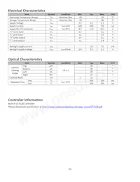 NHD-C160100DIZ-FSW-FBW Datasheet Page 5