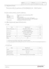 TCG043WQLBAAFA-GA00 Datasheet Pagina 4