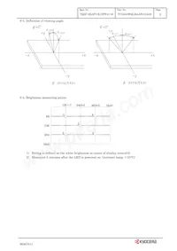 TCG043WQLBAAFA-GA00 Datasheet Pagina 8