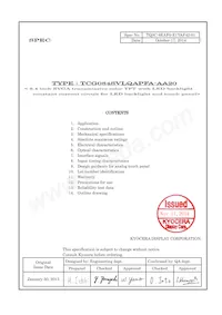 TCG084SVLQAPFA-AA20 Datasheet Cover