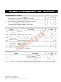 TISP4360MMBJR-S Datasheet Pagina 3