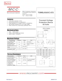 TSMBJ0505C-072數據表 封面