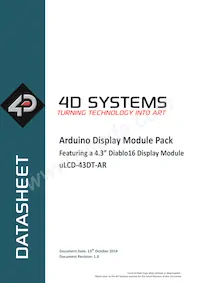 ULCD-43DCT-AR Datasheet Cover