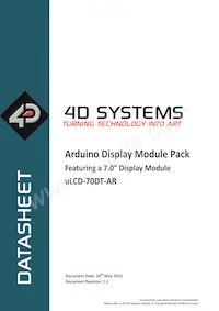 ULCD-70DT-AR Datasheet Cover