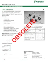 15KP60CA-B Datasheet Copertura