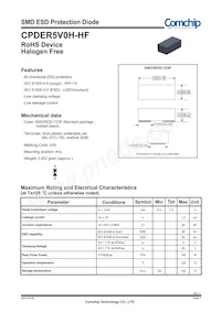 CPDER5V0H-HF Datenblatt Cover