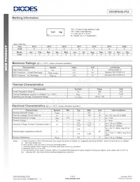 D5V0F6U8LP33-7 Datasheet Page 2
