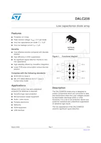 DALC208SC6 Datasheet Cover