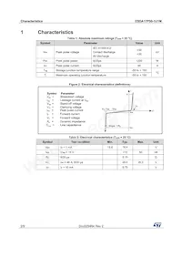 ESDA17P50-1U1M Datasheet Page 2