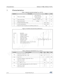 ESDALC5-1BM2 Datasheet Page 2