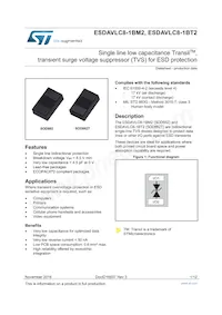 ESDAVLC8-1BT2數據表 封面