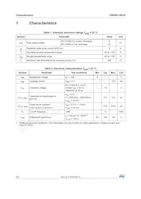 HSP061-4NY8 Datasheet Page 2
