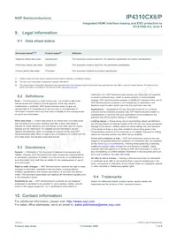 IP4310CX8/P Datasheet Pagina 7