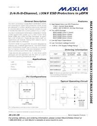 MAX13206EELA+T Datasheet Copertura