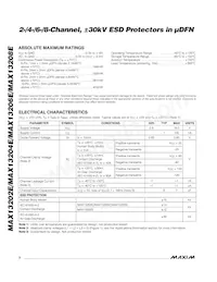 MAX13206EELA+T Datasheet Page 2