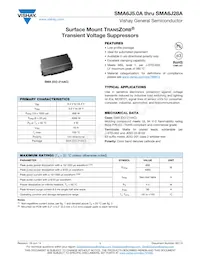 SMA6J8.5AHM3/61 Datenblatt Cover