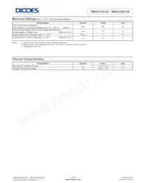 SMAJ200CA-13-F Datasheet Pagina 2