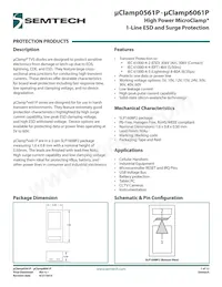 UCLAMP6061P.TNT Datasheet Copertura