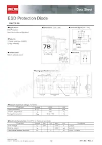 UMZC6.8NT106 Datasheet Cover