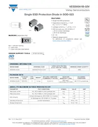 VESD05A1B-02V-G-08 Datasheet Cover