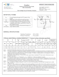 ZEN132V260A16CE Datasheet Pagina 3