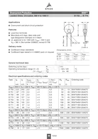 B59755B0115A070 Datenblatt Cover