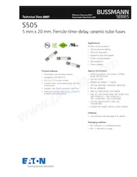 BK/S505-V-10-R Datasheet Copertura