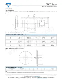 PTCTT95R500GTELAR Datasheet Page 3