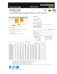 PTR016V1500-BK1數據表 封面