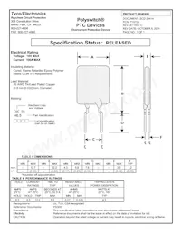 RHE650 Datasheet Copertura